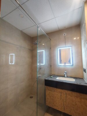 Bathroom in Studio Apartment at Omaxe Hazratganj, Gomti Nagar – for Rent