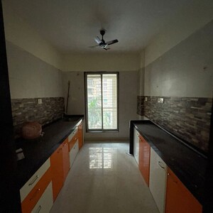 Kitchen in 3 BHK Apartment at Nisarg Hyde Park, Kharghar Sector 35g – for Rent