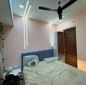 Bedroom in 1 BHK Apartment at Lodha Crown Quality Homes, Majiwada – for Rent