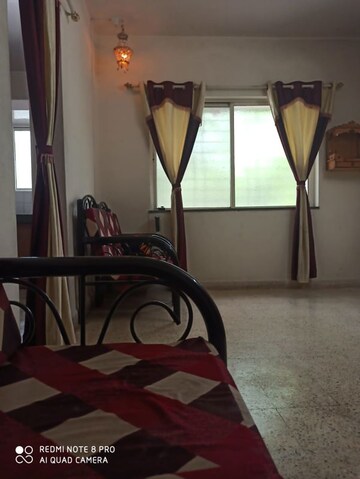 Living Room in 1 BHK Apartment at Vrundavan Heights, Kothrud – for Rent