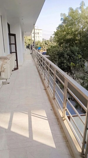 Balcony in 3 BHK Builder Floor at Sushant Lok ii – for Rent
