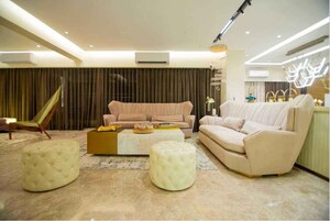 Living Room in 5 BHK Apartment at Paradigm Nivan, Khar West – for Sale