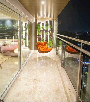 Balcony in 5 BHK Apartment at Paradigm Nivan, Khar West – for Sale