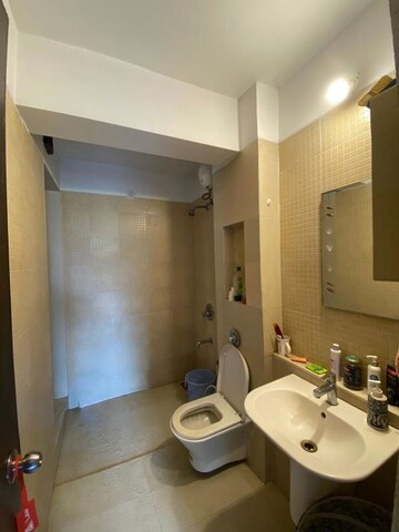 Bathroom in 1 BHK Apartment at Puranik Hometown, Ghodbunder Road – for Sale