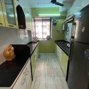 Kitchen in 2 BHK Apartment at Shiv Hara CHS, Asara Colony – for Rent