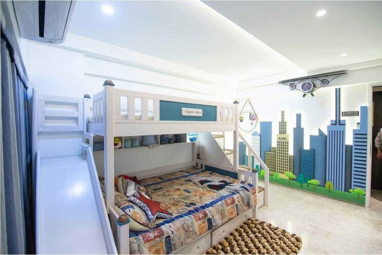 Bedroom, paradigm-nivan 5 Bedroom 3100 Sq.Ft. Apartment In Khar West Mumbai 9922429
