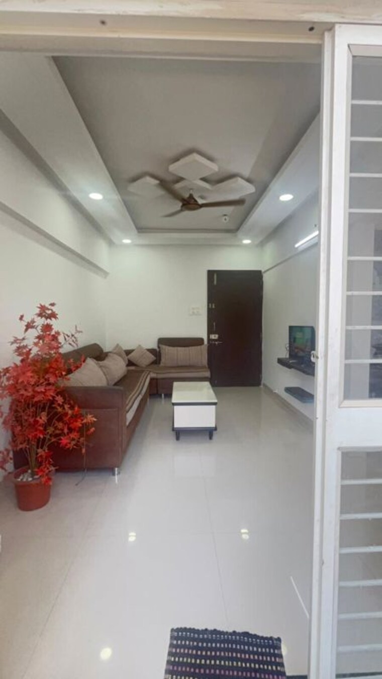 Living Room, smile-kaizen 2 Bedroom 1100 Sq.Ft. Apartment In Balewadi Pune 9922540