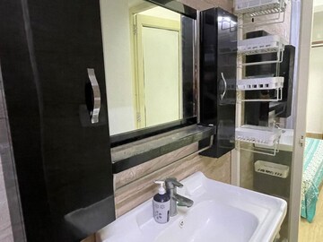 Bathroom in 1 BHK Builder Floor at Kalkaji – for Rent