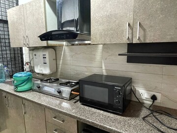 Kitchen in 1 BHK Builder Floor at Kalkaji – for Rent