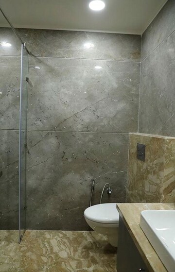 Bathroom in 3 BHK Builder Floor at Sarvapriya Vihar – for Rent