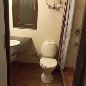 Bathroom in 3 BHK Builder Floor at Saket – for Rent