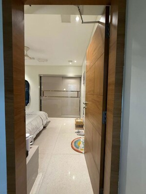Bathroom in 2 BHK Apartment at Hiranandani Delanna, Ghodbunder Road – for Rent