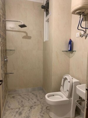 Bathroom in 2 BHK Builder Floor at Chittaranjan Park – for Rent