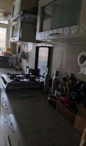 Kitchen in 3 BHK Apartment at Emaar Palm Gardens, Sector 83 – for Rent