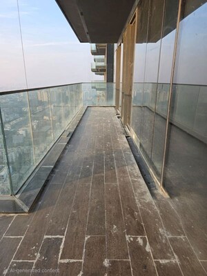 Balcony in 4 BHK Apartment at M3M Trump Tower, Sector 65 – for Rent