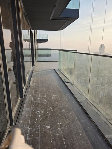 Balcony in 4 BHK Apartment at M3M Trump Tower, Sector 65 – for Rent