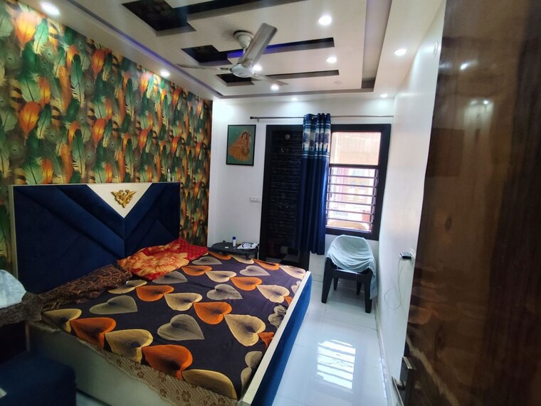 Bedroom, dwarka mor 3 Bedroom 810 Sq.Ft. Builder Floor In Dwarka Mor Delhi 9922839