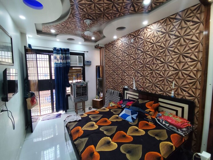 Bedroom, dwarka mor 3 Bedroom 810 Sq.Ft. Builder Floor In Dwarka Mor Delhi 9922839
