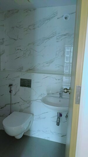 Bathroom in 3 BHK Apartment at Lodha Codename Premier, Dombivli East – for Rent