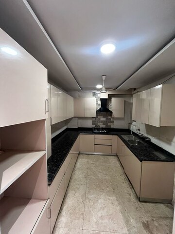 Kitchen in 3 BHK Builder Floor at Ansal Sushant Lok I, Sector 43 – for Rent