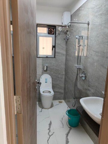 Bathroom in 2 BHK Apartment at Sunteck Avenue 2, Goregaon West – for Rent