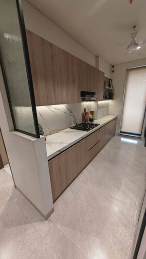 Kitchen in 2 BHK Apartment at Naman Habitat, Andheri West – for Rent