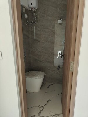 Bathroom in 1.5 BHK Apartment at Sethia Sea View, Goregaon West – for Rent