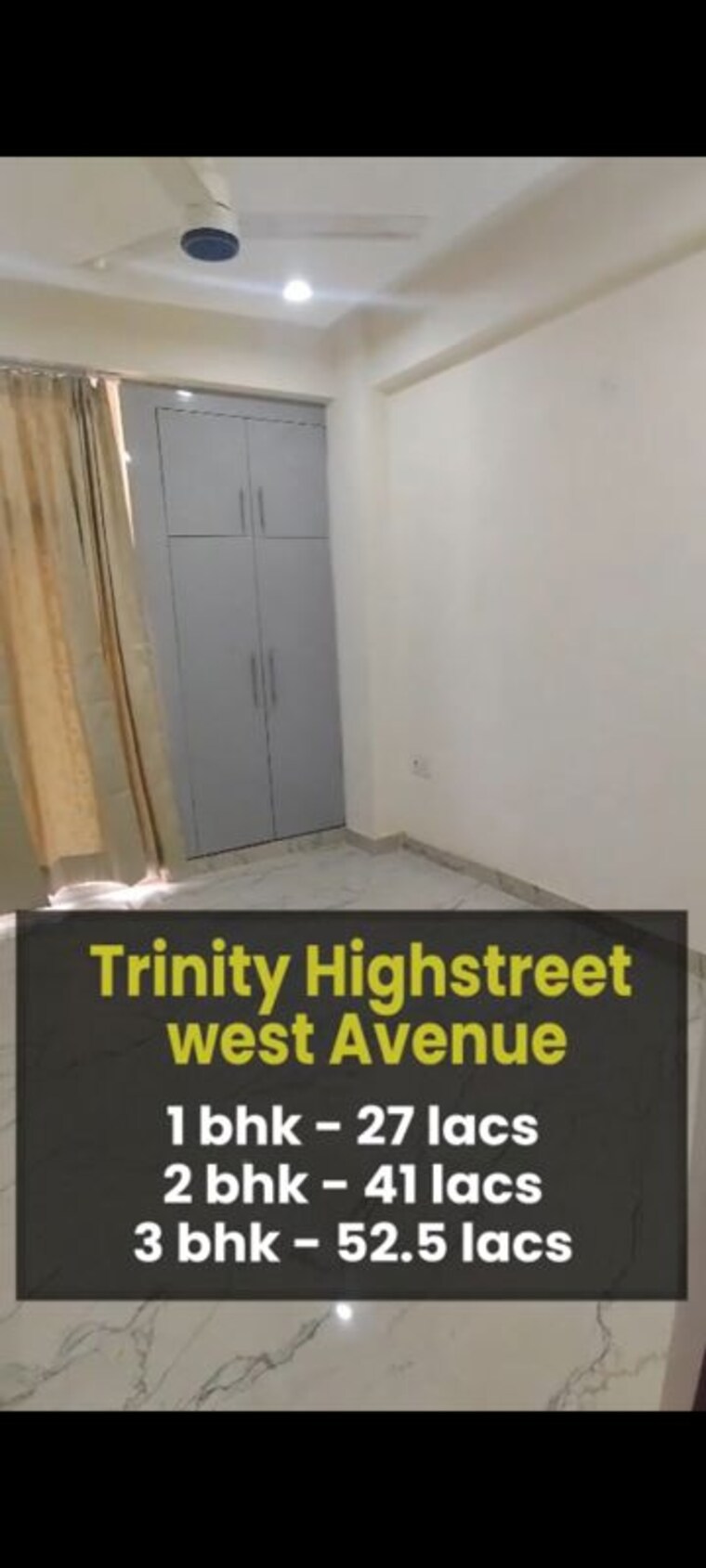 Bedroom, trinity-high-street 1 Bedroom 670 Sq.Ft. Apartment In Jalpura Greater Noida 9922966