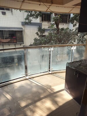 Balcony in 4 BHK Apartment at Aditya Mayur Residency, Khar West – for Sale