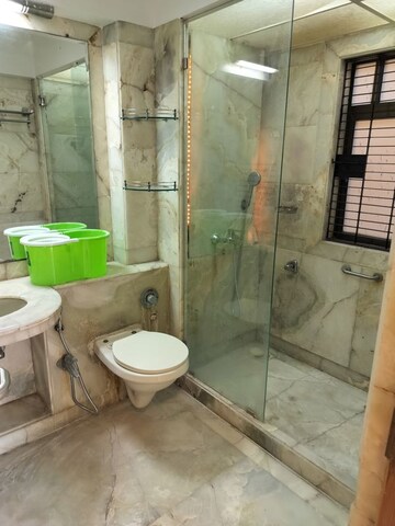 Bathroom in 4 BHK Apartment at Aditya Mayur Residency, Khar West – for Sale