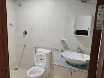 Bathroom in 1 BHK Apartment at Bhartiya Nikoo Homes, Thanisandra Main Road – for Rent