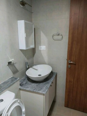 Bathroom in 1 BHK Apartment at Bhartiya Nikoo Homes, Thanisandra Main Road – for Rent