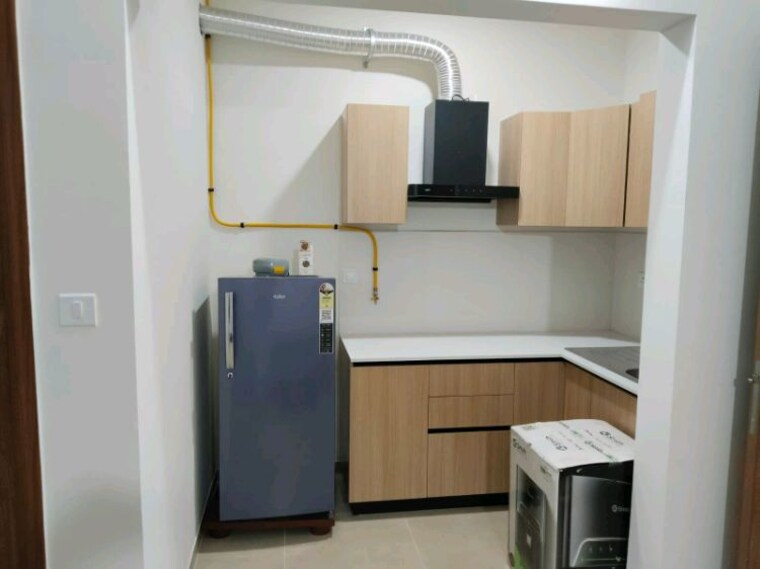 Kitchen, bhartiya-nikoo-homes 1 Bedroom 560 Sq.Ft. Apartment In Thanisandra Main Road Bangalore 9923010