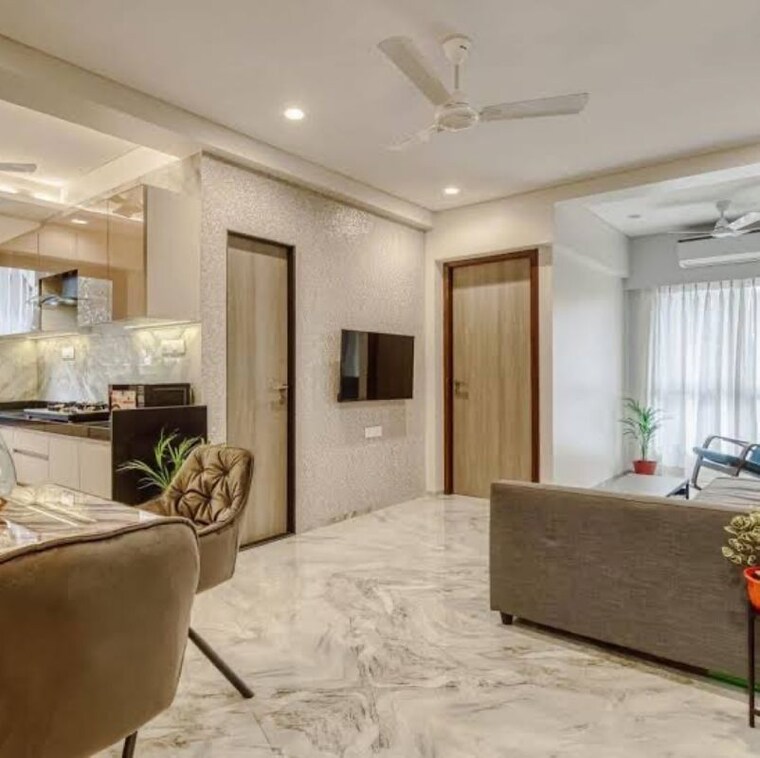 Living Room, cliff-tower 3 Bedroom 1000 Sq.Ft. Apartment In Bhudargarh Colony Mumbai 9923056