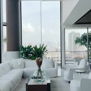 Living Room in 4 BHK Apartment at Bandra West – for Sale