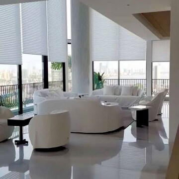 Living Room in 4 BHK Apartment at Bandra West – for Sale