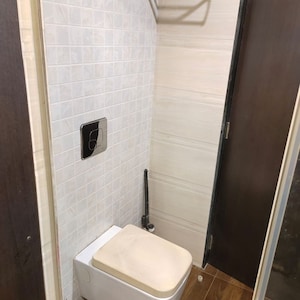 Bathroom in 2 BHK Apartment at Triveni Bhoomi Harmony, Kamothe Sector 18 – for Sale
