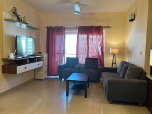 Living Room in 2 BHK Apartment at Kolte Patil Mirabilis, Horamavu – for Rent