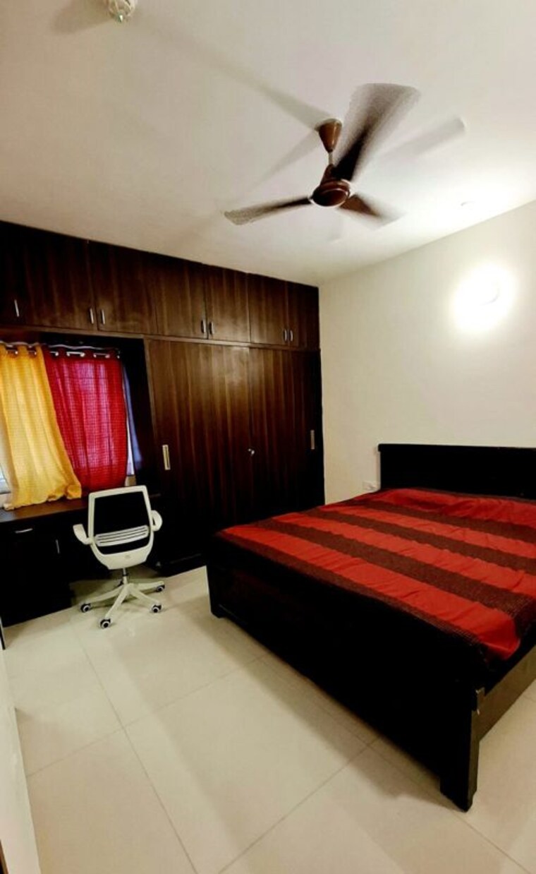 Bedroom, my-home-jewel 3 Bedroom 1675 Sq.Ft. Apartment In Madinaguda Hyderabad 9923197