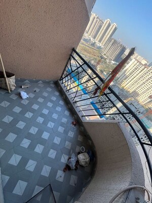 Balcony in 2.5 BHK Apartment at CRC Sublimis, Sport City 1 – for Rent