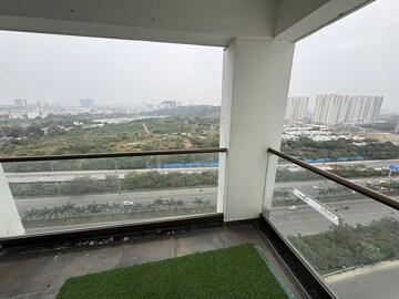 Balcony in 3 BHK Apartment at Vasavi GP Trends, Nanakramguda – for Rent