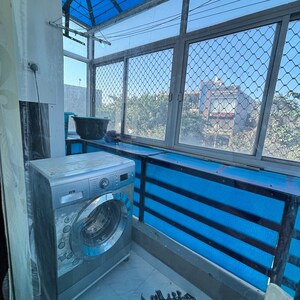 Balcony in 3 BHK Apartment at MI Riviera Residency, Malesemau – for Rent