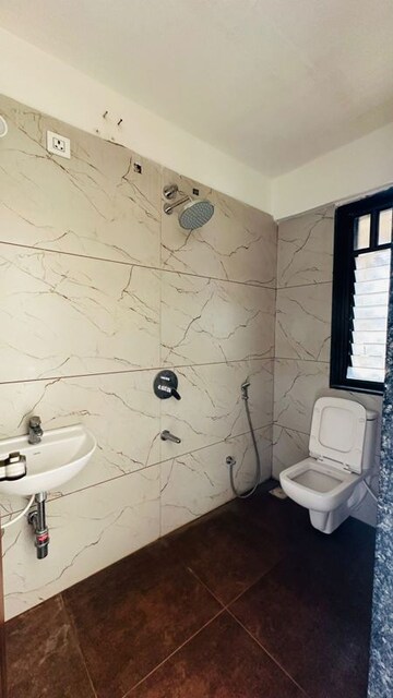 Bathroom in 2 BHK Apartment at NB Bhalchandra Akashvan, Punawale – for Rent