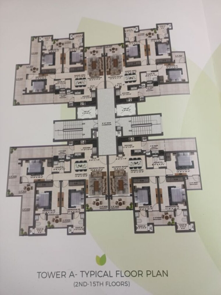 Master Plan, kharar landran road 3 Bedroom 1700 Sq.Ft. Apartment In Kharar Landran Road Mohali 9923335