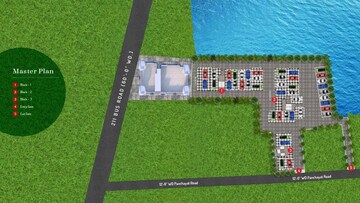 Master Plan in 2 BHK Apartment at Realtech Teen Satti, Rajarhat – for Sale