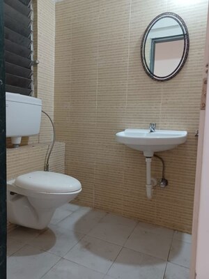 Bathroom in 2 BHK Apartment at DB Orchid Ozone, Dahisar East – for Rent