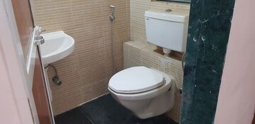 Bathroom in 1 BHK Apartment at DB Orchid Ozone, Dahisar East – for Rent