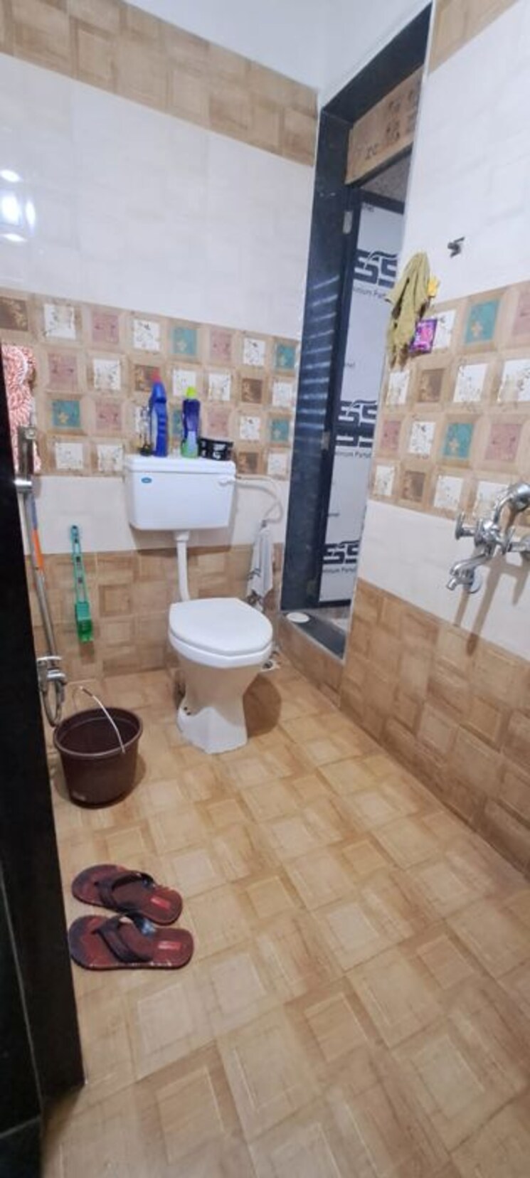 Bathroom, vir-asha-harmony 1 Bedroom 550 Sq.Ft. Apartment In Ghansoli Sector 21 Navi Mumbai 9923442