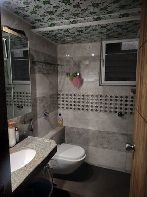 Bathroom in 2 BHK Apartment at Delta Vrindavan, Mira Road – for Rent