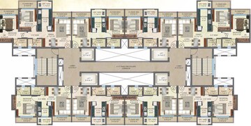 Floor Plan in 1 BHK Apartment at Raj Akshay, Mira Road – for Rent